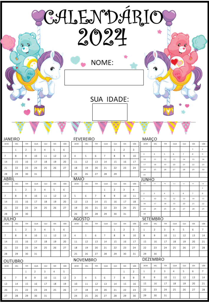 % CALENDÁRIO ESCOLAR 2024