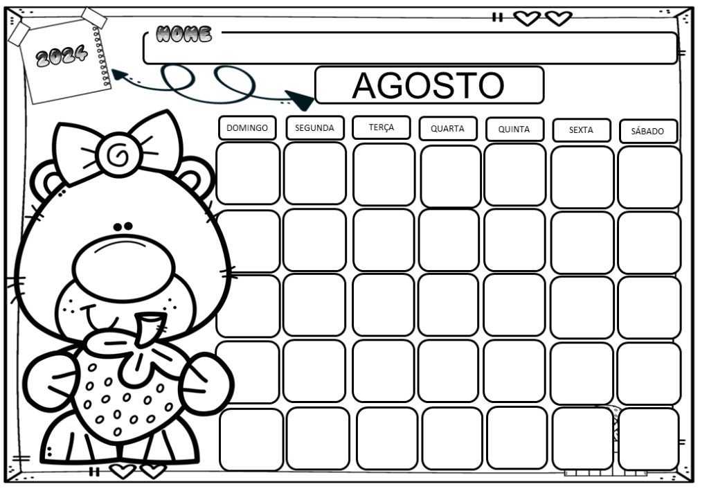% CALENDÁRIO ESCOLAR 2024