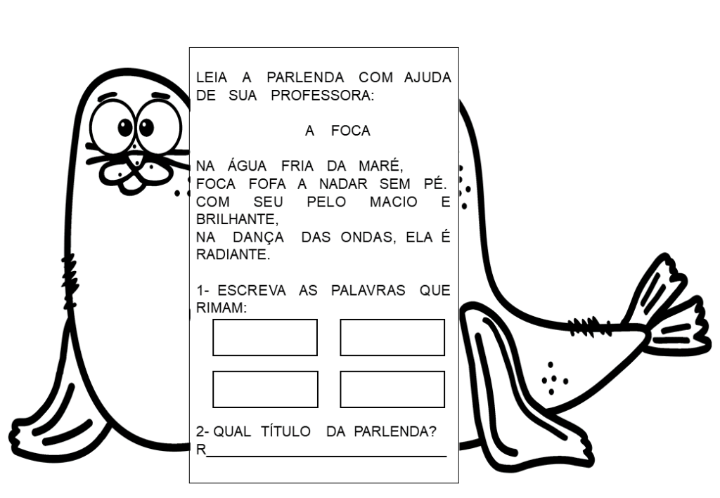 % Atividades letra F 2024