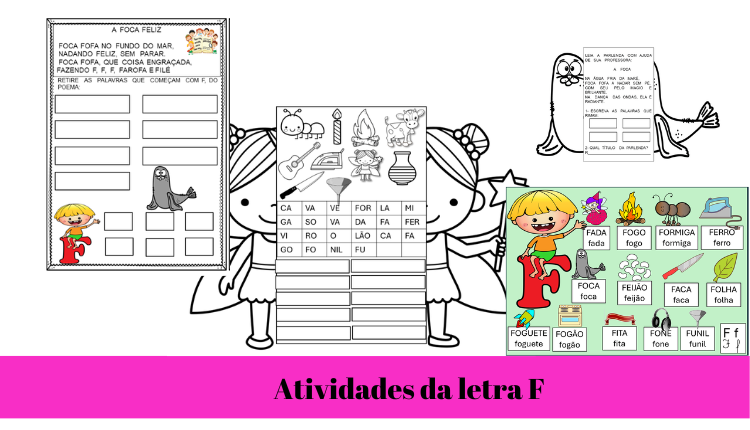 atividades letra f 2024