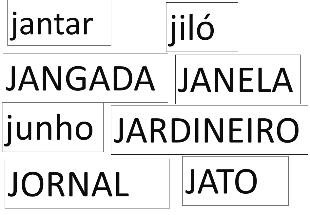 % letra J Planejamento letra J 2024