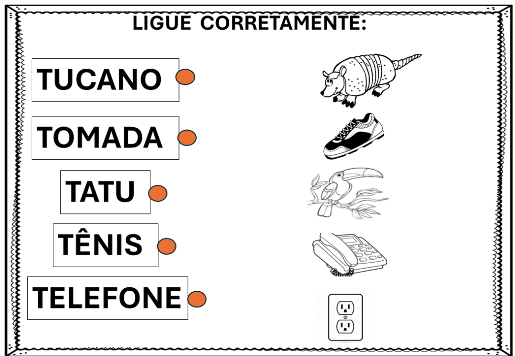 % Atividades com a Letra T 2024