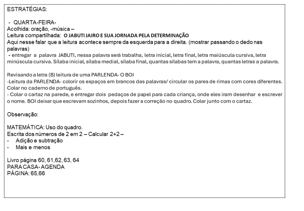 % letra J Planejamento letra J 2024