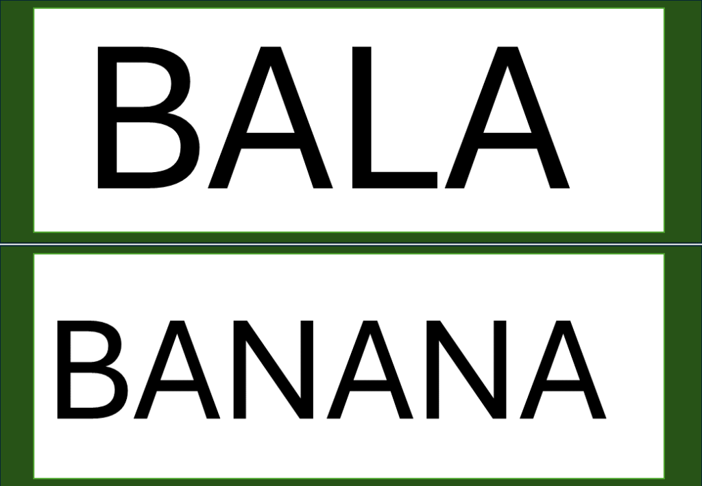 % Palavras com F e V 2024