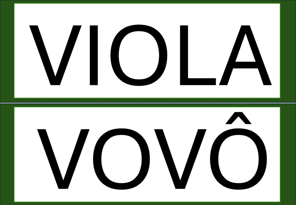 % Palavras com F e V 2024