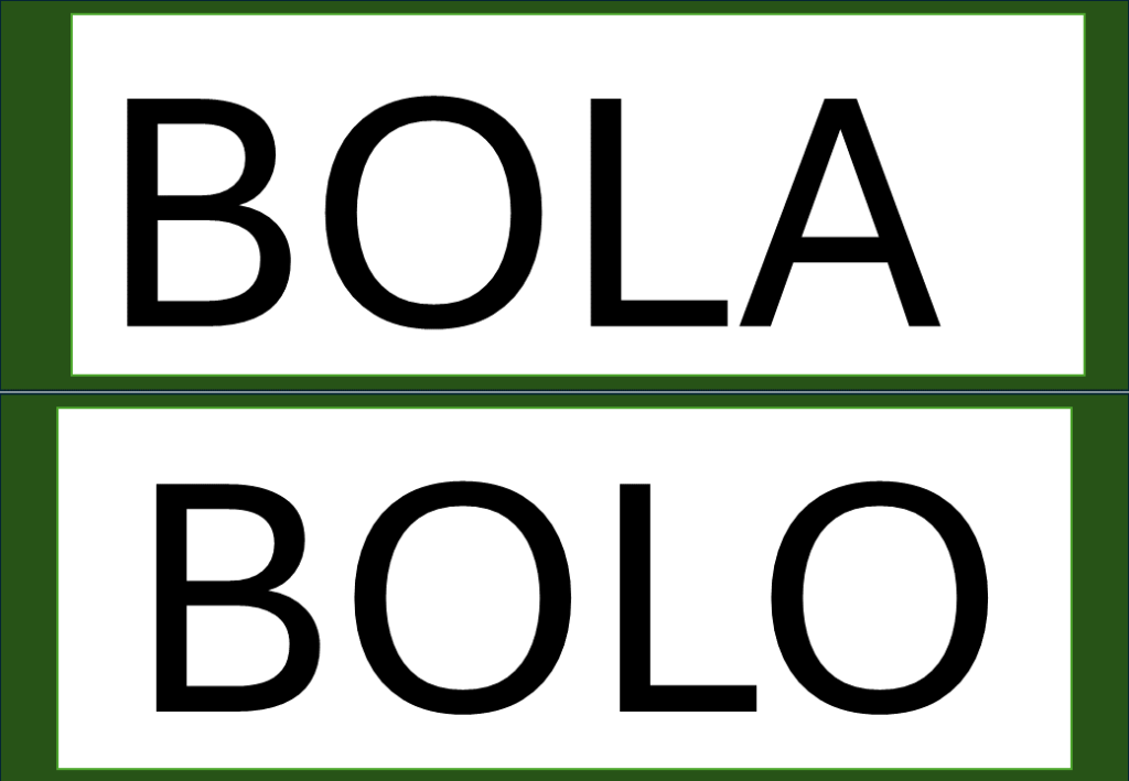 % Palavras com F e V 2024