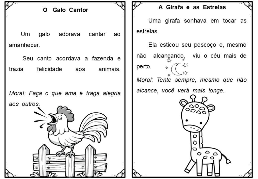 % Fichas de Leitura 2024