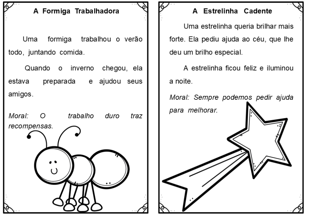 % Fichas de Leitura 2024