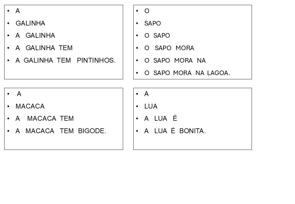 FICHAS DE LEITURA 1 ANO 5 % FICHAS DE LEITURA 1 ANO