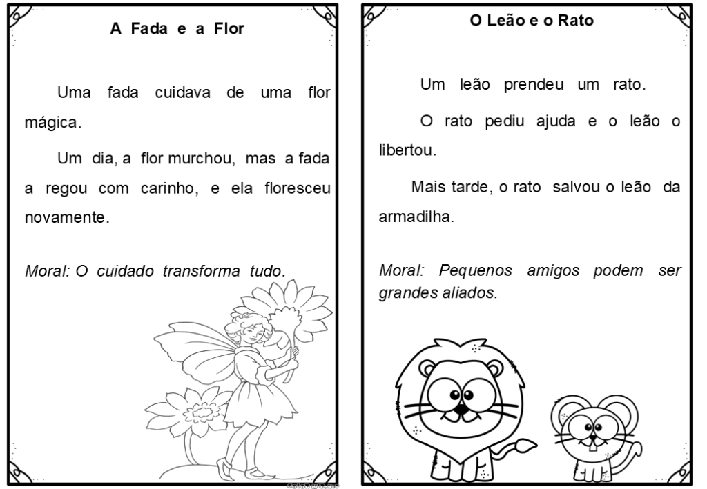 % Fichas de Leitura 2024