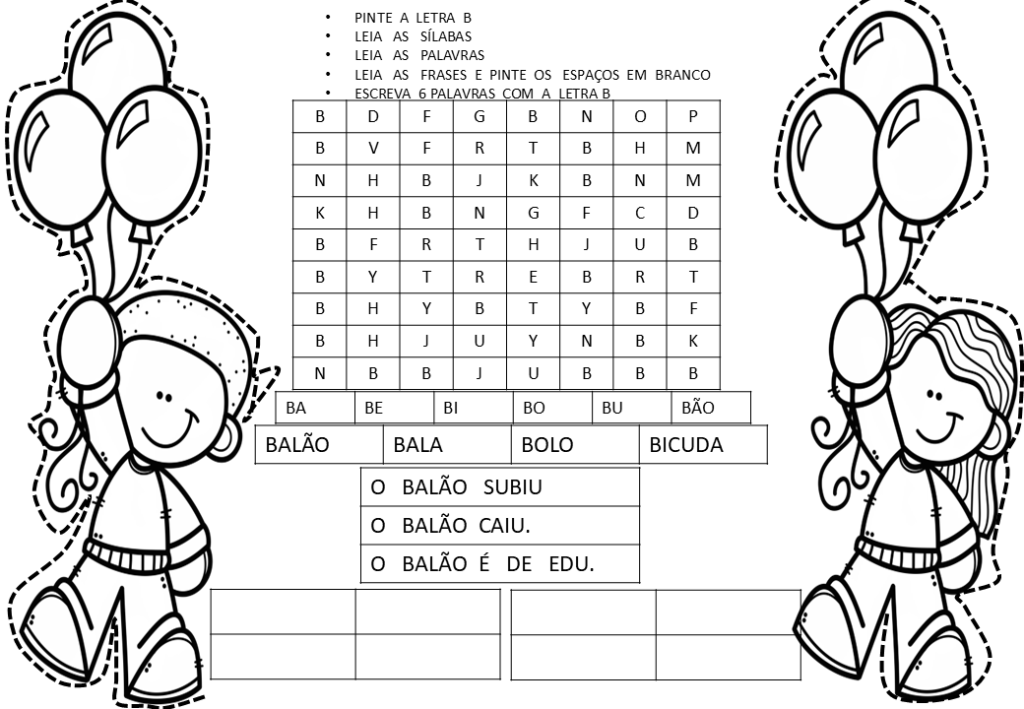 Atividades de escrita, palavras e frases 1 2 palavras e frases 1